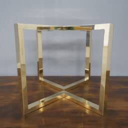 "Brass Table Legs Bracket Dining Legs, 28"" X Customizable Height 25"" To 30" - thumbnail 4