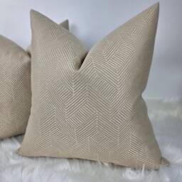 John Lewis Esher Gold Cushion Cover Geometric Double Sided Modern Sofa Bed Pillow Cover - thumbnail 3