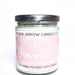 Soy Candle Zodiac Collection - Astrology Candles Constellation Gemini Celestial Gift Idea Signs - thumbnail 2