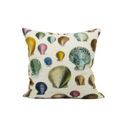 Designers Guild - John Derian Captain Thomas Browns Shells Sepia Cushion Cover Throw Pillow Designer Home D??cor - thumbnail 2
