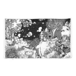 stephen King's Rose Madder Basic Pillow Case Only. Pen Ink Illustration. Greek Fantasy Outdoors Landscape. Ruins To Explore, Adventure