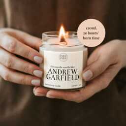 Smells Like Andrew Garfield Candle, Funny Gift For Her, Luxury Soy Wax - thumbnail 2