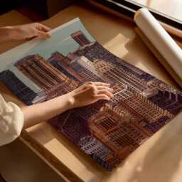 Nyc Skyline Art Print, New York City Wall Decor - thumbnail 2