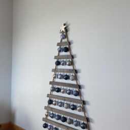 Large Hanging Christmas Tree-Weathered Gray - thumbnail 2