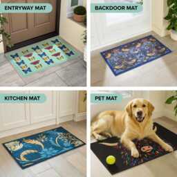Highland Cow Indoor Washable Doormat 60x40cm - thumbnail 4