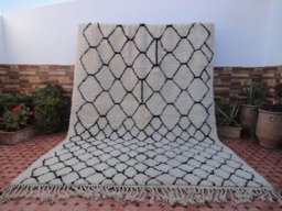 Beni Ourain Authentic Vintage 100% Wool Morocco Rug Berber - thumbnail 1