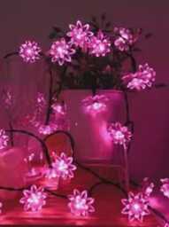 Lotus Fairy Lights Solar Powered , Suitable For Outdoor Garden Corridor Decoration - thumbnail 3