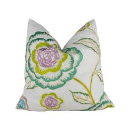 Manuel Canovas - Alma Absinthe Stunning Embroidered Designer Cushion Cover Home D??cor Throw Pillow - thumbnail 1
