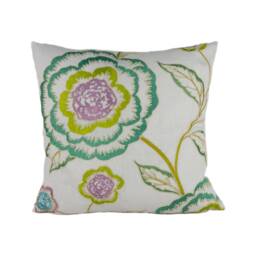 Manuel Canovas - Alma Absinthe Stunning Embroidered Designer Cushion Cover Home D??cor Throw Pillow - thumbnail 2