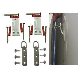 Heavy Duty 50 Kg Mirror Hanging Kit, Picture Frame Hangers - thumbnail 2