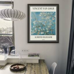 Van Gogh Almond Blossoms Wall Art, Art Print, Exhibition Poster, Framed Prints - thumbnail 3