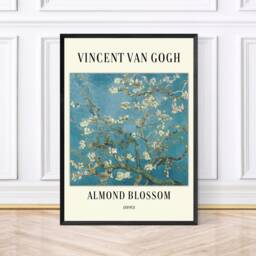 Van Gogh Almond Blossoms Wall Art, Art Print, Exhibition Poster, Framed Prints - thumbnail 2