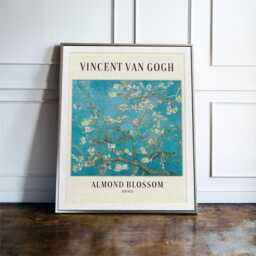 Van Gogh Almond Blossoms Wall Art, Art Print, Exhibition Poster, Framed Prints - thumbnail 1