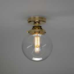 Deniz Opal Globe Bathroom Ceiling Light 11 - thumbnail 1