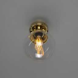 Deniz Opal Globe Bathroom Ceiling Light 11 - thumbnail 3