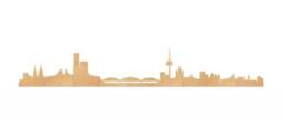 Corkline Cologne Skyline Wall Pictures City Panorama Pinboard Decoration Made Of Cork Sticker Living Room Tattoo Bedroom Silhouette - thumbnail 2