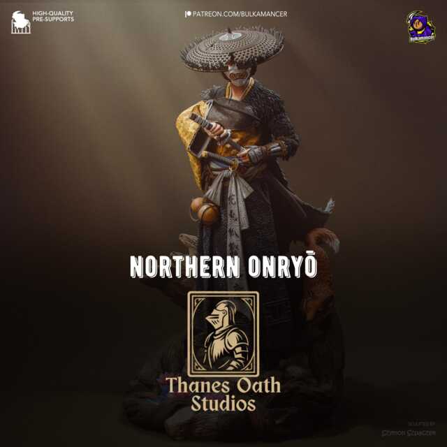 Northern Onry?? - Wandering Ronin Feudal Japan Legend Atsu Resin Figure 16K - image 1