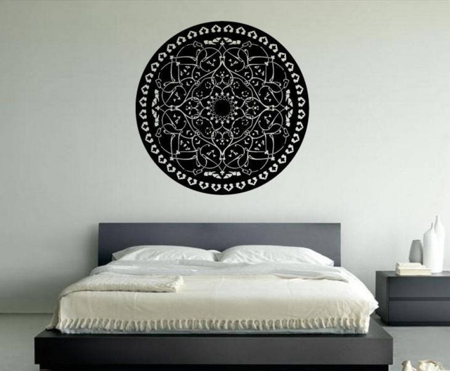 Mandala Spiritual Ritual Hinduism Buddhism Universe Cosmos Balance Energy Hippie Life Diy Wall Stickers Decals Vinyl Mural Decor Art Vg146 - image 1