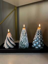 Christmas Candle Soy Wax Holiday Decor - thumbnail 1