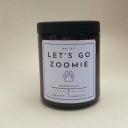 Let's Go Zoomie - 8 Ounce Candle Pet Gifts - For Dog Lovers Parents Gift Soy Candles Fall - thumbnail 3