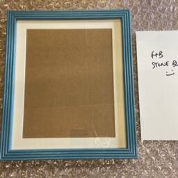 Hand Painted Reeded Picture Frame - Custom F&b Colours, Bespoke Size - thumbnail 4