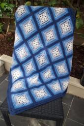 Made To Order Fretwork Design Baby Blanket in Beautiful 100% Cotton
