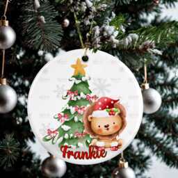 Personalised Kids Christmas Decoration - Grandson Gift Custom Bauble For Boys & Girls Stocking Filler Eve Box