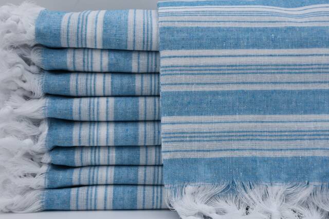 "Wholesale Towel, Turquoise Towel, Turkish Peshtemal, Turkish Towel, Thin Peshtemal, 32""x65" - image 1