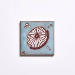 Bathroom Wall Art Handpainted Decorative Tile Sea Bed Theme House Improvement Kitchen Makeover Home Renovation Beach Eclectic Decor - thumbnail 2