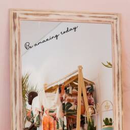 Be Amazing Today Sticker, Mirror Decal, Inspirational Motivational Home Bedroom Decoration - thumbnail 3