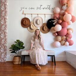 Boho Chic Hat Hanger, Minimal Wall Decor - thumbnail 3