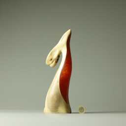 Duo Rabbit Sculpture - 20 - thumbnail 3
