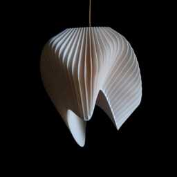 Wave Pendant Light - Sculptural Designer Ceiling - 40cm - thumbnail 2