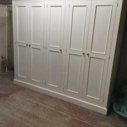 Wardrobe - 5 Door Full Hanging Edwardian Style - thumbnail 2