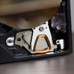 Desk Clock Of A Recycled Computer Hard Drive - Hdd Ready To Ship - thumbnail 2