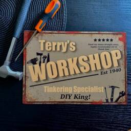 Personalised Workshop Sign Custom Metal Sign For Shed, Garage Birthday Gift Him - thumbnail 2
