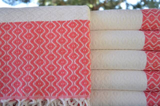 "Cotton Towel, Ultra Thick Towel, Turkish Towel, Towel, Bath Towel, Beach Towel, Pool Towel, Spa Towel, 40""x67" - image 1