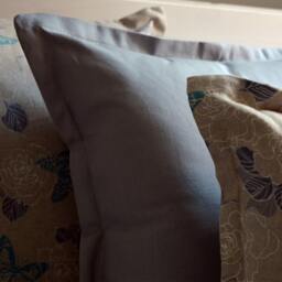 Set 3 Pillows, Cushions, Cushions Spring Dream Decotativi, Grey, Butterflies, Cotton - thumbnail 3