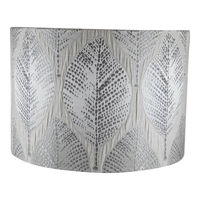 Silver Grey Handmade Lampshade, Lampshades, Table Ceiling Lamp Shades, Shade - image 1