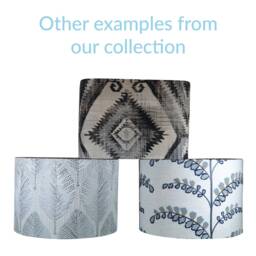 Silver Grey Handmade Lampshade, Lampshades, Table Ceiling Lamp Shades, Shade - thumbnail 4