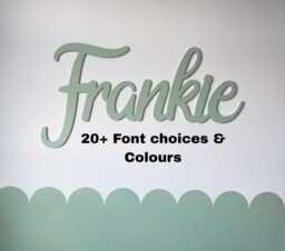 Personalised Wooden Name Sign Nursery Wall Decor - thumbnail 1