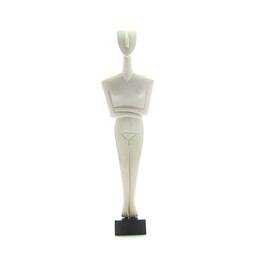 Abstract Ancient Greek Geometrical Female Statue Cycladic Art - thumbnail 4