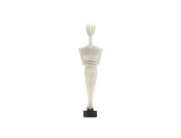 Abstract Ancient Greek Geometrical Female Statue Cycladic Art - thumbnail 1