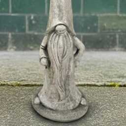 Stone Nordic Gnome Statue Concrete Dwarf Figure Scandinavian Garden Decor Handmade Sculpture Cement Ornament Yard Gift - thumbnail 2