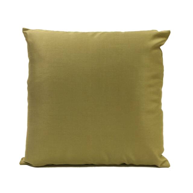 Lime Green Pillow, Throw Pillowcase, Decorative Pillow Cover, Cushion Trendy Accent Toss Pillow, Silk Blend - image 1