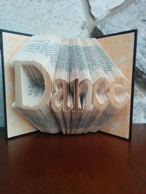 Dance Folded Book Art - Customizable Teacher Gift - image 1