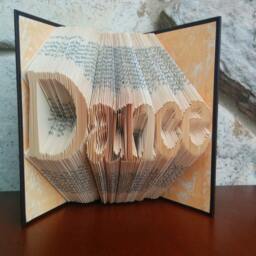 Dance Folded Book Art - Customizable Teacher Gift - thumbnail 3