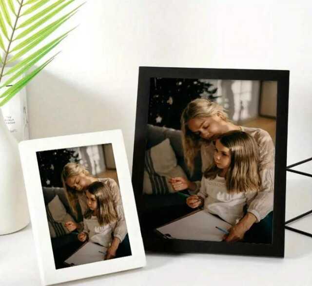 Natural Oak Picture Frame, Black A2 Photo White A3 Perfect For Framed Wall Art Frames - image 1