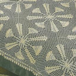 Crochet Bedspread-Throw Size 150 cm - 59 Inches Square Morning Coffee - thumbnail 2