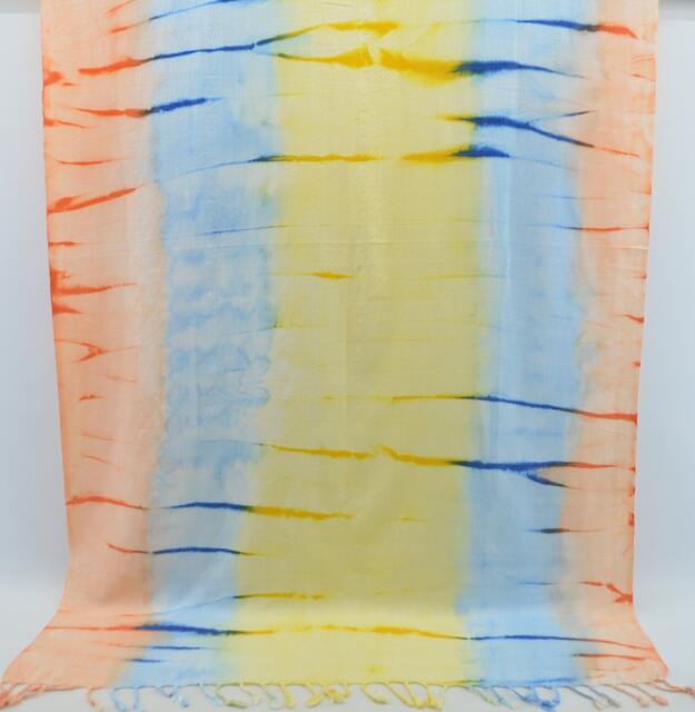 Batik Towel, Handmade Towel, Turkish Towel, Dye Beach Towel, 38''x65 - image 1